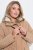 Ulla Popken 852028 Parka Bež - Plašči - Plašči za ženske večjih velikosti