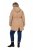 Ulla Popken 852028 Parka Bež - Plašči - Plašči za ženske večjih velikosti
