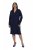 Ulla Popken 853077 Pletena obleka z dolgimi rokavi Temno modra - Pletene obleke - 