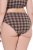 Ulla Popken 854114 Karirane spodnjice 5 kosa Taupe - Spodnjice - 