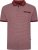  Kam Jeans 5488 Dobby Print Pique Polo Wine - Polo majice - Moške Polo Majice za Močnejše Postave