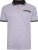 Kam Jeans 5488 Dobby Print Pique Polo Navy - Polo majice - Moške Polo Majice za Močnejše Postave