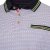 Kam Jeans 5488 Dobby Print Pique Polo Navy - Polo majice - Moške Polo Majice za Močnejše Postave