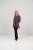Scandinavian Caramel Flower Petals Tunic Purple - Majice - 