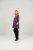Scandinavian Caramel Flower Petals Tunic Purple - Majice - 