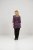 Scandinavian Caramel Flower Petals Tunic Purple - Majice - 