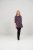 Scandinavian Caramel Flower Petals Tunic Purple - Majice - 