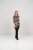 Scandinavian Caramel Flower Petals Tunic Brown - Natisnjene majice za ženske - 