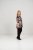 Scandinavian Caramel Flower Petals Tunic Brown - Natisnjene majice za ženske - 