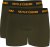 Motley Denim Amsterdam Boxershorts Dark Khaki 2-pack - Spodnje perilo & kopalne hlače - Moško Spodnje Perilo za močnejše postave