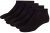 Adamo Anton sneaker-socks Black 4-pack - Spodnje perilo & kopalne hlače - Moško Spodnje Perilo za močnejše postave