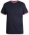 D555 Bates T-shirt Navy - Kratke Majice - Moške kratke majice za močnejše postave