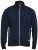 D555 Buxton Full Zip Sweatshirt Navy - Puloverji & jopice - Moški Puloverji & Jopice za Močnejše Postave