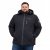 D555 Fretwell Padded Softshell Jacket with Detachable Hood Black - Jakne - Moške bunde za Močnejše Postave