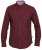 D555 Dawson Textured Shirt Dark Red - Srajce - Moške srajce za Močnejše Postave