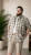 Kam Jeans 6339 Checked Short Sleeve Shirt Beige - Srajce - Moške srajce za Močnejše Postave