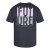 North Latitude T-Shirt With Back Print Črna - TALL T-shirts - Majice za visoke moške