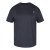 North Latitude T-Shirt With Back Print Črna - Kratke Majice - Moške kratke majice za močnejše postave