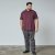 North Latitude Superflex Polo Aubergine - TALL polo majice - TALL polo majice za visoke moške