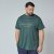 North Latitude T-Shirt Zelena/Kaki - Kratke Majice - Moške kratke majice za močnejše postave