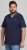 Jack & Jones Jersey Polo Navy - Polo majice - Moške Polo Majice za Močnejše Postave