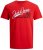 Jack & Jones Elogo T-Shirt True Red - Kratke Majice - Moške kratke majice za močnejše postave