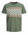 Jack & Jones Sunnys Tee Sea Spray - Kratke Majice - Moške kratke majice za močnejše postave