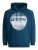 Jack & Jones Booster Hoodie Blue - Puloverji & jopice - Moški Puloverji & Jopice za Močnejše Postave