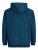 Jack & Jones Booster Hoodie Blue - Puloverji & jopice - Moški Puloverji & Jopice za Močnejše Postave