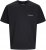 Jack & Jones Lington Back And Front Print Crew Neck T-Shirt Black - Kratke Majice - Moške kratke majice za močnejše postave