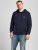 Jack & Jones JJESHARK SWEAT Hoodie Navy - Puloverji & jopice - Moški Puloverji & Jopice za Močnejše Postave