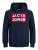 Jack & Jones JJECORP Hoodie Navy - Puloverji & jopice - Moški Puloverji & Jopice za Močnejše Postave