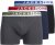 Jack & Jones JACKARIM Trunks 3-Pack Red - Spodnje perilo & kopalne hlače - Moško Spodnje Perilo za močnejše postave