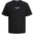 Jack & Jones Miko Crew Neck T-Shirt Black - Kratke Majice - Moške kratke majice za močnejše postave
