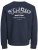 Jack & Jones Yuki Back Print Crew Neck Sweatshirt Sky Captain - Puloverji & jopice - Moški Puloverji & Jopice za Močnejše Postave