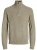 Jack & Jones Pannel Knit Half Zip Pullover Crockery - Puloverji & jopice - Moški Puloverji & Jopice za Močnejše Postave