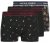 Jack & Jones Gingerbread Trunks 3-Pack Black - Spodnje perilo & kopalne hlače - Moško Spodnje Perilo za močnejše postave
