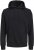 Jack & Jones BRADLEY Hoodie Black - Puloverji & jopice - Moški Puloverji & Jopice za Močnejše Postave