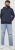 Jack & Jones BRADLEY Hoodie Navy Blazer - Puloverji & jopice - Moški Puloverji & Jopice za Močnejše Postave