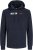 Jack & Jones CORP LOGO PLAY 5 Print Hoodie Navy Blazer - Puloverji & jopice - Moški Puloverji & Jopice za Močnejše Postave