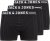 Jack & Jones SENSE Trunks 3-Pack Black - Spodnje perilo & kopalne hlače - Moško Spodnje Perilo za močnejše postave