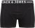 Jack & Jones SENSE Trunks 3-Pack Black - Spodnje perilo & kopalne hlače - Moško Spodnje Perilo za močnejše postave