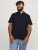 Jack & Jones Rodney Polo Shirt Night Sky - Polo majice - Moške Polo Majice za Močnejše Postave