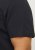 Jack & Jones CALEB VARSITY O-Neck T-Shirt Black - Kratke Majice - Moške kratke majice za močnejše postave