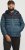 Jack & Jones SPRINT Black Blocking Quilted Hooded Jacket Turquoise Blue - Jakne - Moške bunde za Močnejše Postave