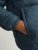 Jack & Jones SPRINT Black Blocking Quilted Hooded Jacket Turquoise Blue - Jakne - Moške bunde za Močnejše Postave