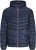 Jack & Jones SPRINT Red Stitches Quilted Hooded Jacket Navy Blazer - Jakne - Moške bunde za Močnejše Postave