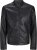 Jack & Jones DYLAN Clean PU Jacket Black - Jakne - Moške bunde za Močnejše Postave