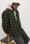 Jack & Jones ZAC Brushed Long Sleeve Overshirt Green - Srajce - Moške srajce za Močnejše Postave