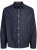 Jack & Jones Norrebro Denim Long Sleeve Shirt Dark Blue Denim - Srajce - Moške srajce za Močnejše Postave